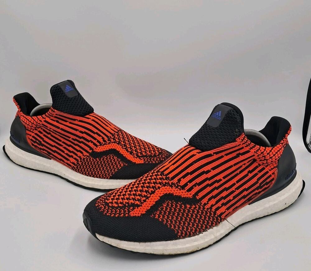 Size 10.5 - adidas UltraBoost 5.0 DNA Laceless Solar Red Black - GX8965
